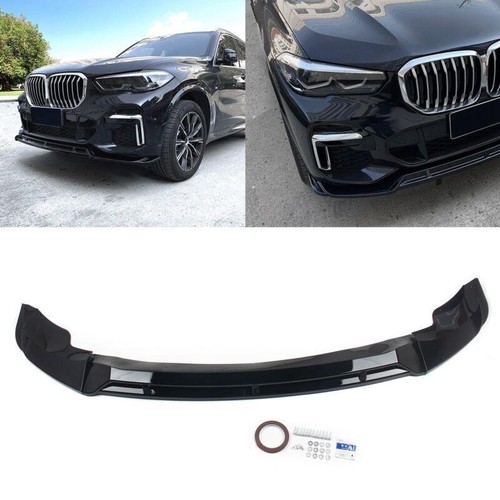 Gloss black front bumper - front,