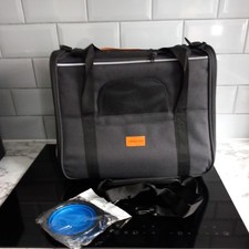 Portable Cat Carrier Bag for Small Pets, Airline Approved with Accessories