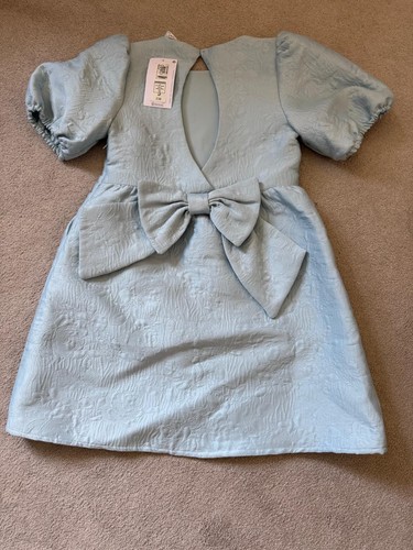 Duck blue dress new with - duck, m&s