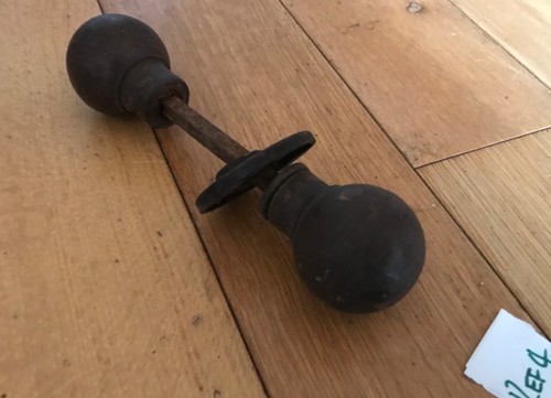 Vintage bakelite door knobs - bakelite,