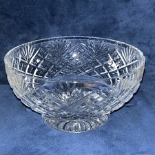 Vintage Clear Crystal Glass