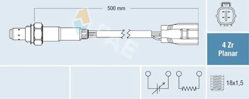 Lambda sensor 77790 fae for - lambda,
