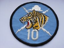 vintage  usaf  cloth  patch   10  fighter squadron ? wing ? tiger  patch 