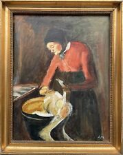 Oil Painting Home Slaughtering