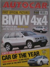Autocar magazine 18/11/1998
