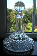 Waterford - Rare "Glandore" Cut - Ships Decanter - Signed