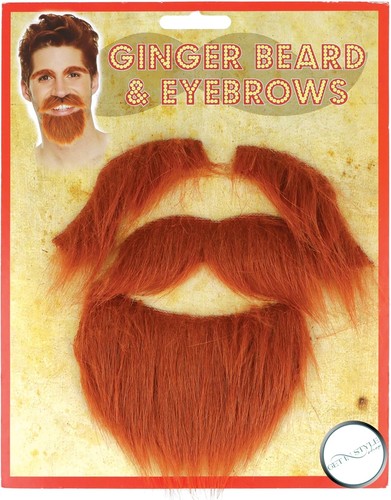 Piece set ginger beard - set, –