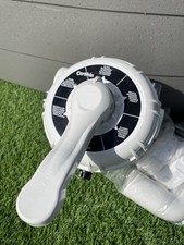 CERTIKIN SIDE MOUNT MULTI PORT VALVE 1.5" 6 WAY VALVE MAX 2000 MPV15/M2WC WHITE