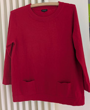 JAEGER 90% wool/10% Cashmere jumper, Pockets -size Large - V Good Condition