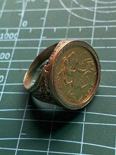 Gold 1910 half sovereign - gold,