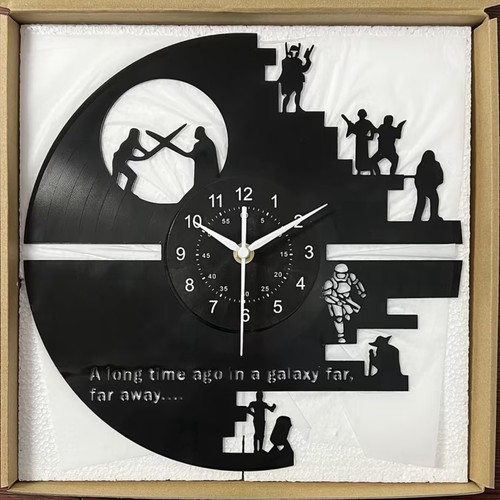 Star wars vinyl - star, clock