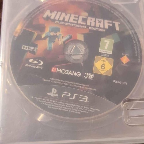 Minecraft ps3 disc only - minecraft,