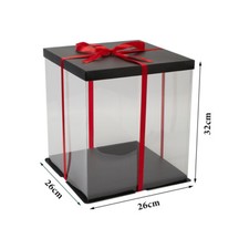 Clear Cube Plastic Boxes PVC