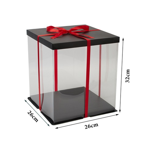 Clear cube plastic - clear,