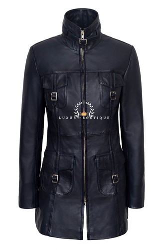 Ladies leather jacket - leather,