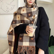 Thick Warm Luxury Wrap scarves Cashmere Scarf Wool Blend Shawl Ladies Soft Large