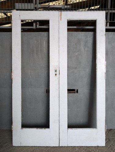 Pair reclaimed painted - of, pine