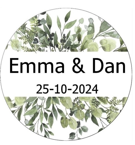 Personalised edible wedding - 30,