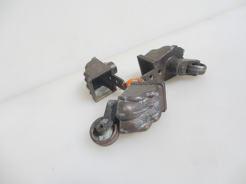 Vintage metal castors trolley - vintage,