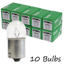 10x Original Lucas Bulb - LLB207 5W R5W BA15S