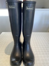 Women’s Barbour Wellington Size 4 with adjustable calf strap 