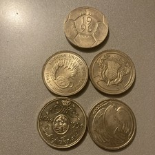 All 5 Early UK £2 Coins