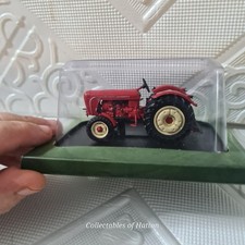 Porsche super 1958 RED HACHETTE UNIVERSAL HOBBIES 1/43 DIECAST TRACTOR