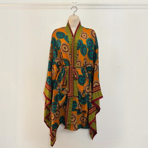 Recycled sari silk short - sari,