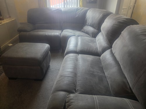 Grey corner sofa sectional - corner,