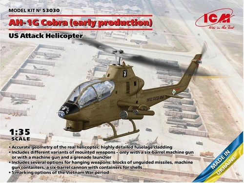 Icm 53030 cobra us - 1/35, ah-1g