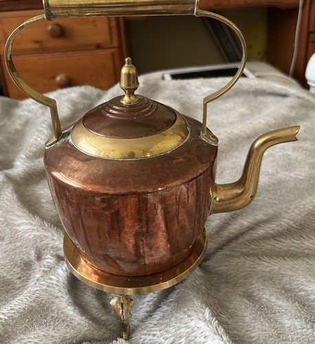 Copper brass kettle - &, kettle,