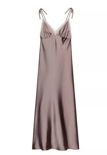 Zara satin effect lilac with - satin-effect,