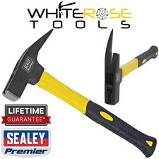 Sealey Roofing Hammer with Fibreglass Handle 600g Premier Hand Tools