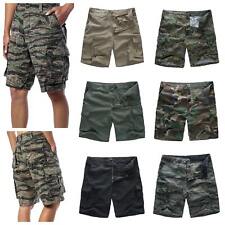 Mens Army Military Combat Camo Shorts Fashion Cargo Shorts Camping Work Fishing