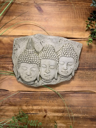 Stone garden trio buddha - garden,