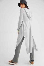 FREE PEOPLE Rowan Cardi - Light Grey  Size X-SMALL  RRP$128
