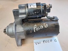 VW Polo Mk6 Starter Motor - From Salvage Volkswagen Car ## Ensure it matches!