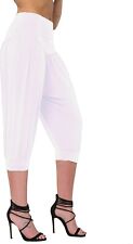 LADIES WOMEN ALI BABA**3/4** BAGGY TROUSER CROPPED LEGGING HAREEM PANTS HAREM