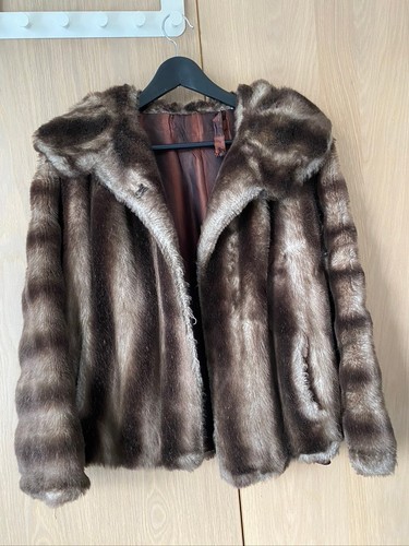 Vintage faux fur jacket - faux,
