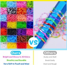 1800+Pcs Kit Box+ Rubber Loom