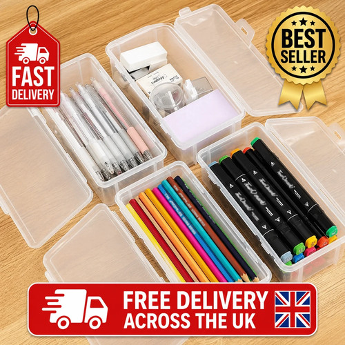 Large clear pencil box - pencil,