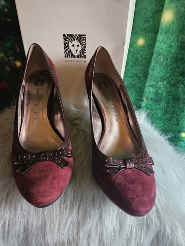 Shoes anne klein burgundy - anne,