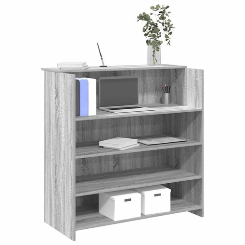Reception desk grey sonoma - reception,