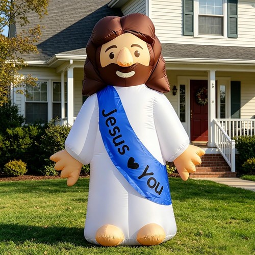 6ft inflatable jesus - 6ft,