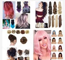 4Types Clip in Hair Extension,Ponytail Extensions,Bob Hair Exte,Messy Hair Bun