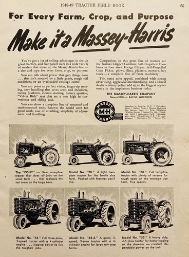 1948 massey harris - 1948, ad.(xh80)~massey-harris