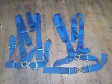BLUE 3" Harness race racing trackday track ALLOY Camlock FIA Drift kit CAR
