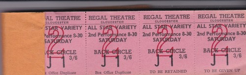 Full ticket book for - , all