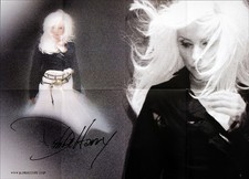 BLONDIE PANIC OF GIRLS DEBBIE HARRY POSTER . 67 X 55 CM . DOUBLE-SIDED