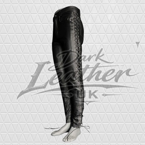 Custom fit black leather side - black,